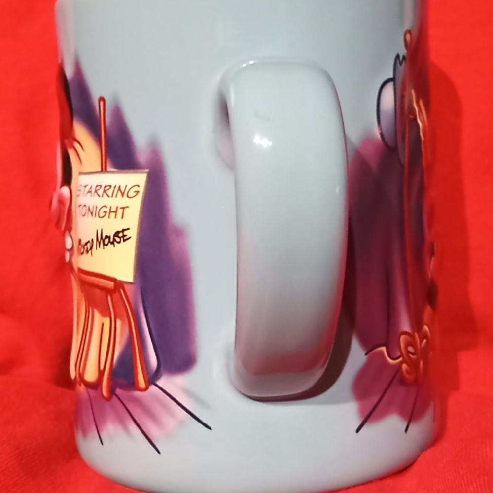 Disney Mickey Mouse. 3D "Starring Tonight". Vintage and Collectible Mug.. - Picture 4 of 16
